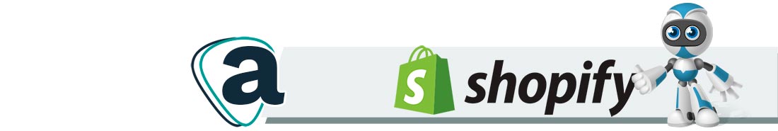 Logo com Link para o site do Shopify